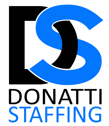 LOGO DONATTI STAFFING CRNI